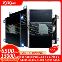 KiKiss Battery For Apple iPad 1 2 3 4 5 6 iPad1 iPad2 iPad3 iPad4 iPad5 iPad6 Air 1 2 Air1 Air2 A1315 A1395 A1403 A1484 A1547