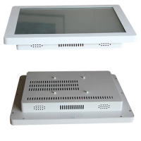 15 inch industrial AIO Computers Resistive Touch Screen Intel j1900 2.0GHz White Metal Case all in one pc VGA/HD-MI/RS232/USB
