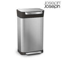 【Joseph Joseph】Titan系列壓縮垃圾桶30L-不鏽鋼