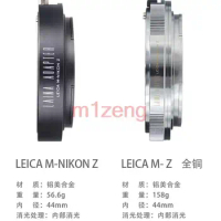 lm-Nikon Z Adapter ring for leica lm m Zeiss M VM lens to nikon Z z5 Z6 Z7 z8 z9 z30 Z50 zfc Camera