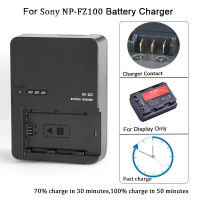 BC-QZ1 Camera Battery Charger For Sony ZV-E1 FX30 A1 A7C A7CII A7CR A7S III A7R III IV A6600 A6700 A