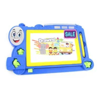 Mainan edukasi anak / Papan Tulis Gambar Magnet Karakter Lucu Kereta