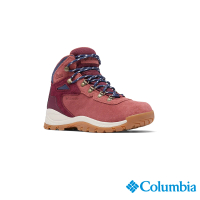 【Columbia 哥倫比亞官方旗艦】女款-NEWTON RIDGE™Omni-Tech防水高筒登山鞋-甜菜根紅(UBL45520IU/HF)