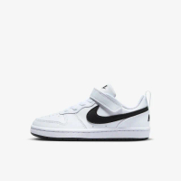 【NIKE 耐吉】COURT BOROUGH LOW RECRAFT PS 中童 休閒鞋 運動鞋 白黑(DV5457104)