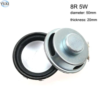 YuXi 1pc Loudspeaker 8R 8 ohm 5W 50mm 5cm Buzzer Ringer Speaker Internal Magnetic 13 Core thickness: 20mm