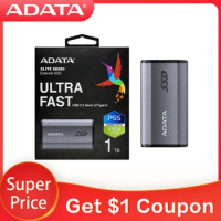 ADATA ELITE SE880 External SSD 500GB 1TB Solid State Disk Hard Drive USB 3.2 Gen2 x2 Type-C Portable SSD For Desktop Laptop PC