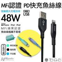 PD 48W 快充線 USB to lightning 傳輸線 充電線 適用 iphone 11 Pro Max【APP下單最高20%點數回饋】