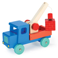 【mentari】藍天吊卡車(木製玩具/交通工具/工程車)