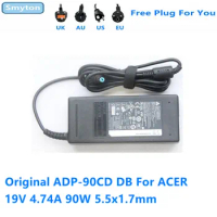 Original 90W AC Adapter Charger For Acer 19V 4.74A DELTA ADP-90CD DB Laptop Power Supply Adapter
