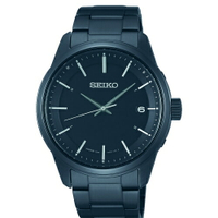 送禮首選★SEIKO SPIRIT簡約時尚太陽能電波腕錶/黑鋼/7B24-0BJ0SD(SBTM235J) SK005 附提袋【全館滿額折價★跨店APP下單最高20%點數回饋】