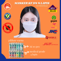 Masker KF94 Earloop icare Warna 4ply Model Korea 4D Isi 10pcs