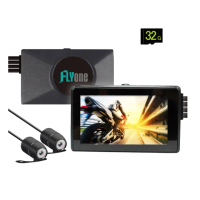 【FLYone】MP09 PRO 前後雙1080P+WIFI 機車專用行車記錄器