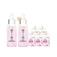 【LOREAL Paris 巴黎萊雅】買1送1 淨亮白MELA淡斑精華30ml 贈淨亮白淡斑精華30ml(美白/淨亮白/淡斑)