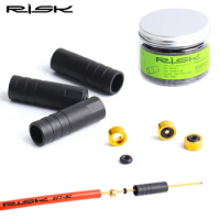 RISK 20/50/100pcs Bike Basic Cable end Caps 4mm shift 5mm Brake Cable Cover Dustproof Bicycle Brake Derailleur Shifter Cable Cap