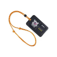 YOiRust Lanyard ID CARD Name Tag Tali Prusik 2 Muka Orange