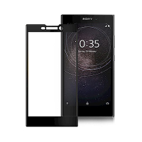 Xmart for SONY XPERIA L2滿版2.5D鋼化玻璃貼-黑