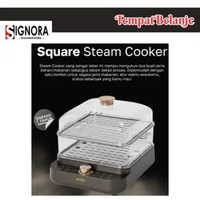Signora Steam Square Cooker Steamer kukusan pengukus listrik stainless 304