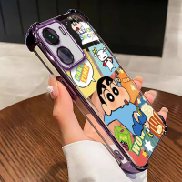 เคสโทรศัพท์, เคสสำหรับ OPPO A57 4G, A57 5G, A77 4G, A77S 4G, A77 5G, การออกแบบชินจัง, ชุบอิเล็กทรอนิ