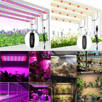 多肉植物生長燈 植物上色燈 紅藍植物燈補光燈  USB 5V植物燈 硬燈條植物燈 調光定時款植物補光燈