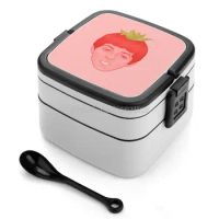 Strawberry Fields Paul Bento Box Leakproof Food Container for Kids Paul Mccartney The Beatles Strawberry Fields Strawberry