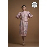 Vone Cheongsam CNY Qiao Set Wanita - Pink M