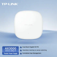 TP-LINK 3000M PoE/DC Powered Easy Edition AX3000 Dual Band Gigabit WiFi 6 Ceiling AP Wireless Hotspot 160M Broadband