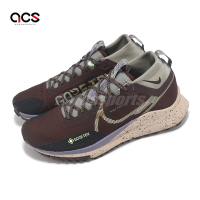 Nike 防水野跑鞋 React Pegasus Trail 4 GTX 男鞋 可可棕 綠 越野 戶外 運動鞋 HF5707-201