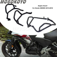 Motorcycle Steel Front Extension Frame Protection Crash Bar Engine Guard For Honda CB500X CB400X 2013-2018 Highway Protector Bar