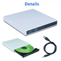Universal USB 2.0 Portable External Ultra Speed CD-ROM DVD Player Drive Car Disc Support For IMac/MacBook Air/Pro Laptop PC Desk