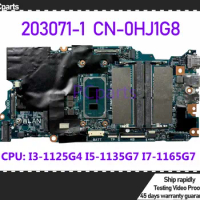 PCparts CN-0HJ1G8 For DELL Inspiron 14 5410 Laptop Motherboard 203071-1 I3-1125G4 I5-1135G7 I7-1165G7 CPU SRK8S Mainboard Tested