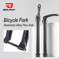 BOLANY Aluminum Alloy Quick Release Thru Axle Rod for Bike Fork Suspension 15x145/155mm Thru Axle for MTB Boost Hub Cube