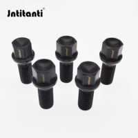 Jntitanti Ball Seat Gr.5 Titanium Alloy Auto Wheel Hub Bolt for Audi VW M14*1.5*28 (20 Pieces)