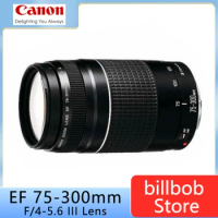 Canon 75-300 lens EF 75-300mm F/4-5.6 III Telephoto Lenses for Canon 550D 600D 700D 750D 760D 1300D 60D 70D 80D 6D T6 T3i T5i