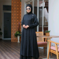 gamis set rok dharby/dnl Ruxury alisba all new
