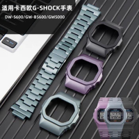 For Casio G-SHOCK modified watch strap small block DW-5600 series modified aluminum alloy case watch strap fashionable DW5600