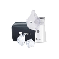 เครื่องพ่นละอองยาพกพา ไร้สาย ขนาดเล็ก ใช้งานง่าย Mesh Nebulizer รุ่น FlowFresh สีเทา