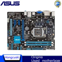 For Asus P8B75-M LX Desktop Motherboard B75 Socket LGA 1155 i3 i5 i7 DDR3 uATX UEFI BIOS Original Used Mainboard On Sale