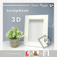 Bingkai Mahar 3D Scrapbook 4R (10 x 15 cm) | Gift ulang tahun / Hampers