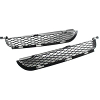 51117116397/51117116398 Left+Right Side 1 Pair Front Lower Bumper Grille Replacement for -BMW X5 E53 04-06