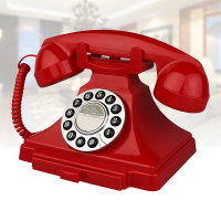 仿古電話機歐式復古家用固定電話座機老式按鍵客廳臥室辦公機械鈴 文藝男女
