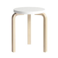 【北歐櫥窗】Artek Stool 60 三腳圓凳(純白)