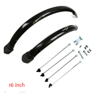 14 16 20 inch Bicycle Fender Double Bracing Adjustable Size Mudguard for Dahon Folding Bike Front and Rear Mud Guard