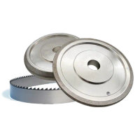 diamond cbn grinding sharpening wheels discs for wood cutting sawmill bandsaw band saw blade automatic sharpener machine