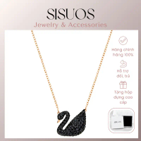 K Dây chuyền thiên nga Iconic Swan Necklace Black