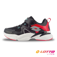 【LOTTO 義大利】童鞋 流行經典運動鞋(黑/紅-LT2AKR6510)