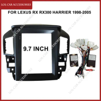 9.7 Inch Fascias For Lexus RX RX300 Harrier 1998-2005 Car Radio Android Stereo Player Head Unit 2 Din Panel Dashboard Frame