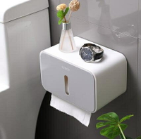 置物架 衛生紙盒衛生間紙巾廁紙置物架廁所家用免打孔創意防水抽紙卷紙筒