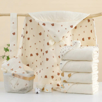 Baby swaddle blanket with cotton padding, thickened and soft for newborns, warm cotton swaddle blank
