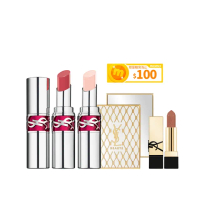 【YSL】官方直營 情挑誘光蜜唇膏2入組