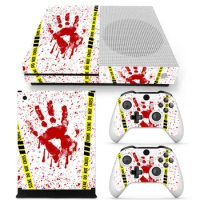 Do not cross design For Xbox One S Skins Carbon Console Skin Decal Sticker + 2 Controller Skins For Xbox One S